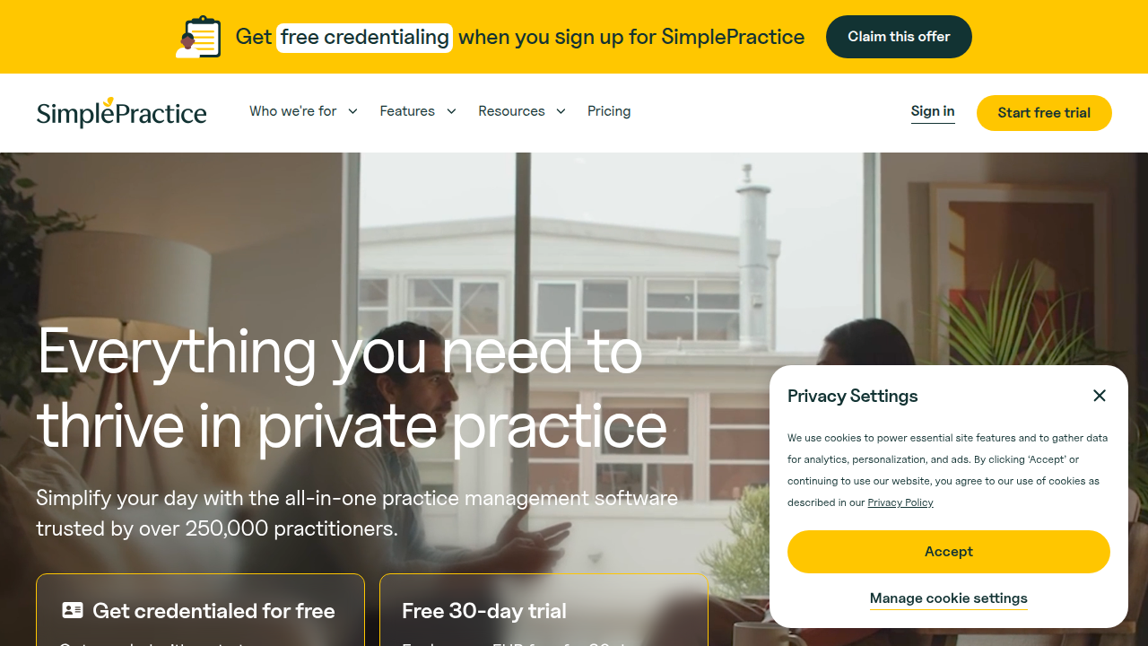 Discover practice management solutions for mental health professionals from SimplePractice.