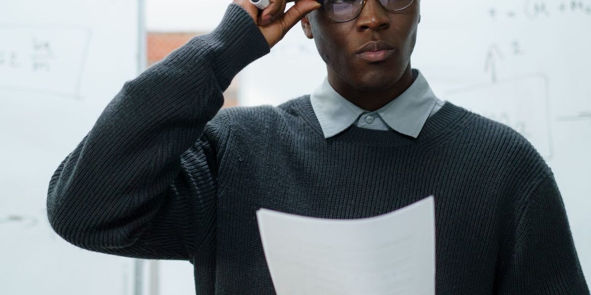 A person looking confused or thoughtful, representing the perplexity people feel when encountering someone with ASPD symptoms.