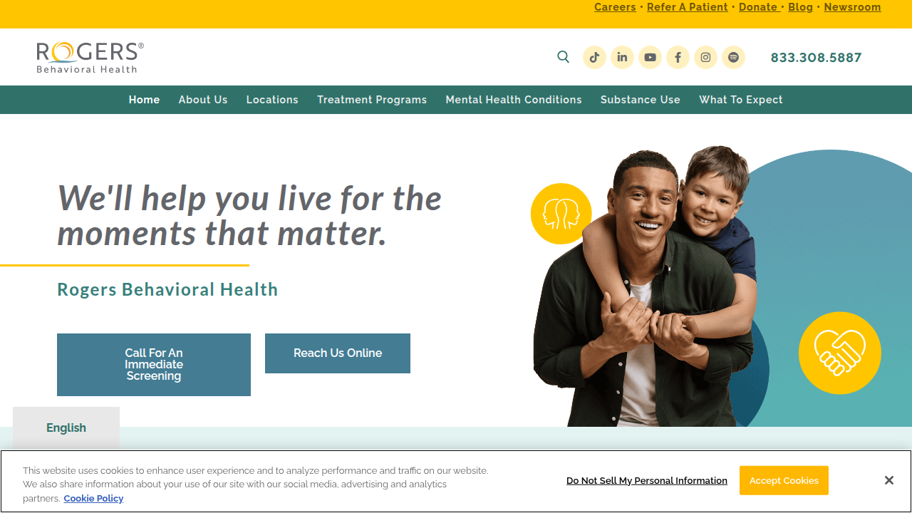 Visit Rogers Behavioral Health to learn about their structured therapy programs and levels of mental health care.