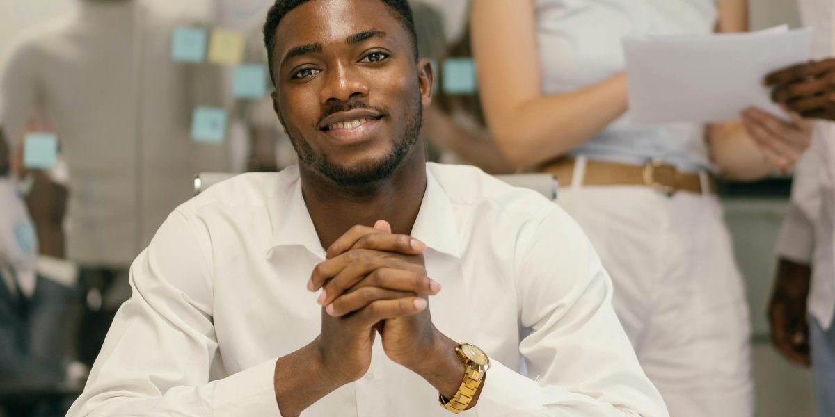 A person smiling confidently, representing the positive outcome of seeking help and finding clarity.