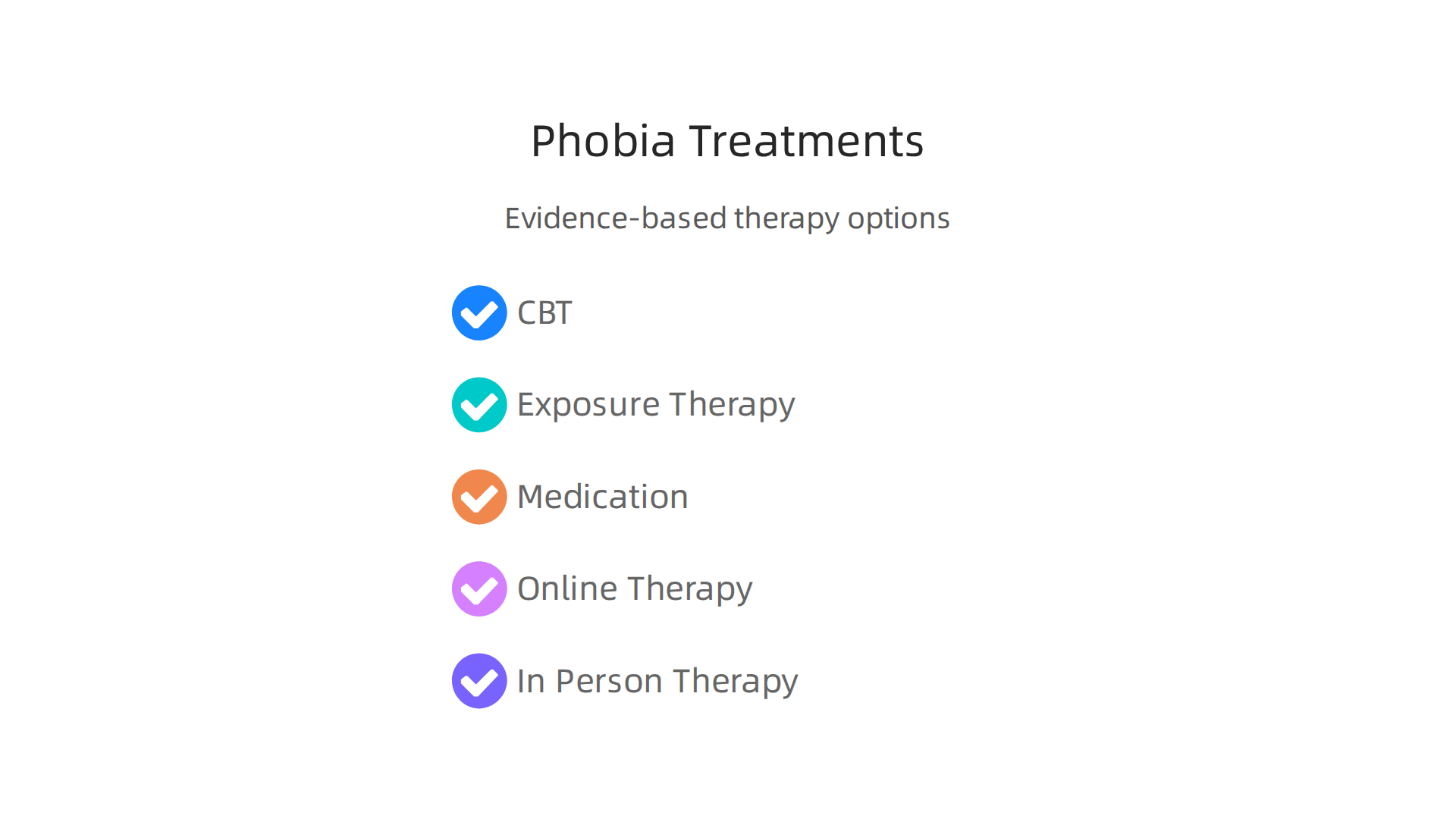 Proven treatments for phobias often combine therapeutic approaches with potential medication for comprehensive care.